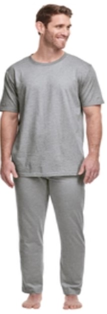 Hanes Men's Short Sleeve Pajama w Pant men Hanes-C/O