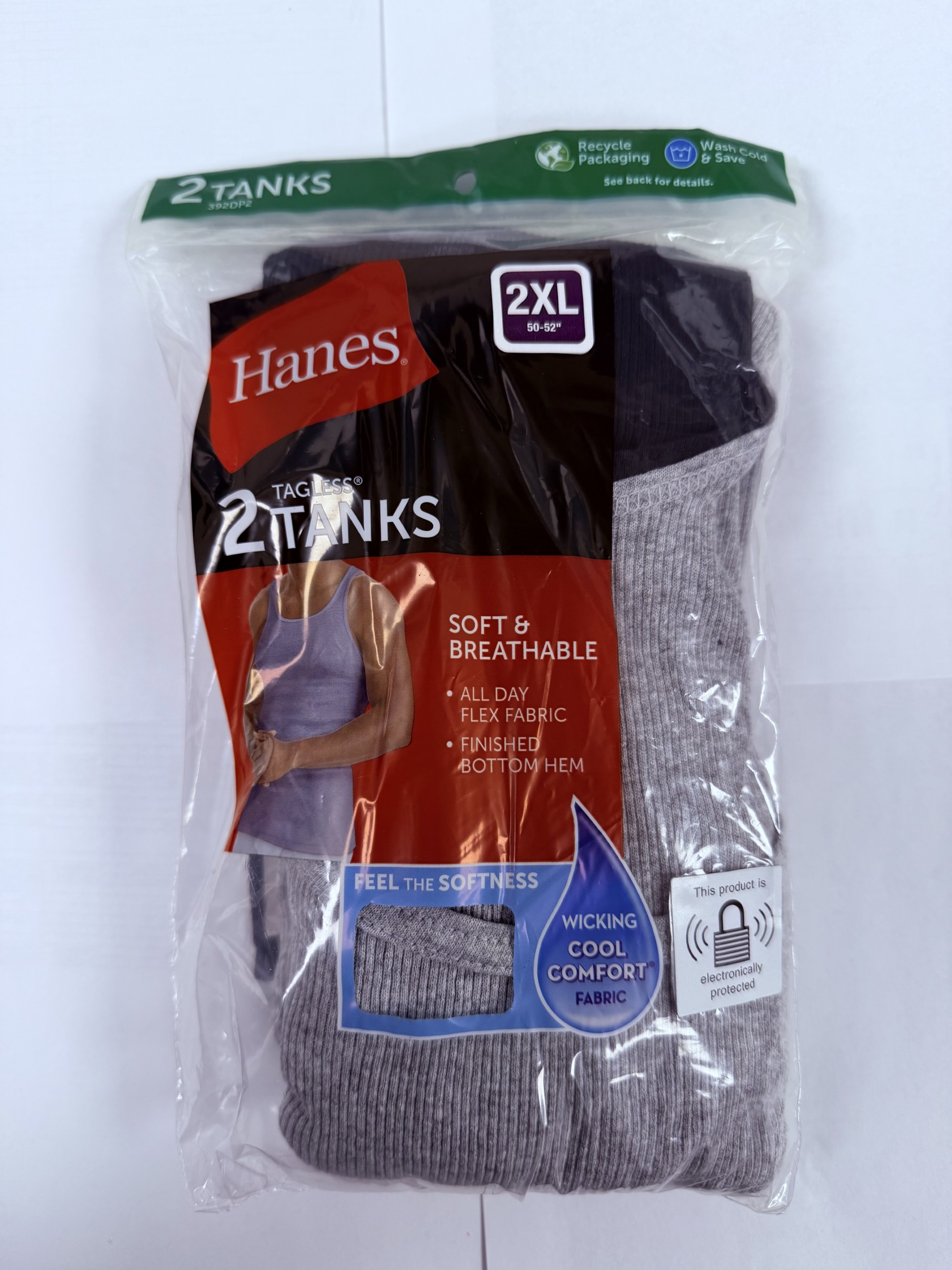 Hanes Men’s Color A-Shirt  C/O /2PK men Hanes-C/O