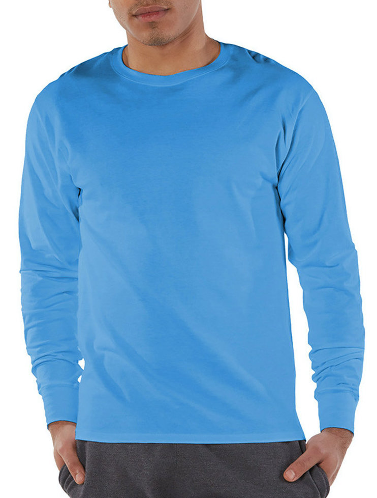 Champion Men Long Sleeve Ring Spun T-Shirt /1 men Champion-C/O