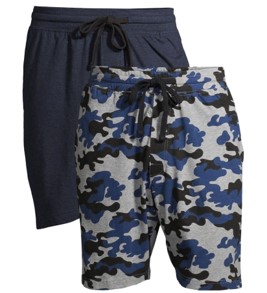 Hanes Men's Knit Camo/Solid Shorts /2PK men Hanes-C/O