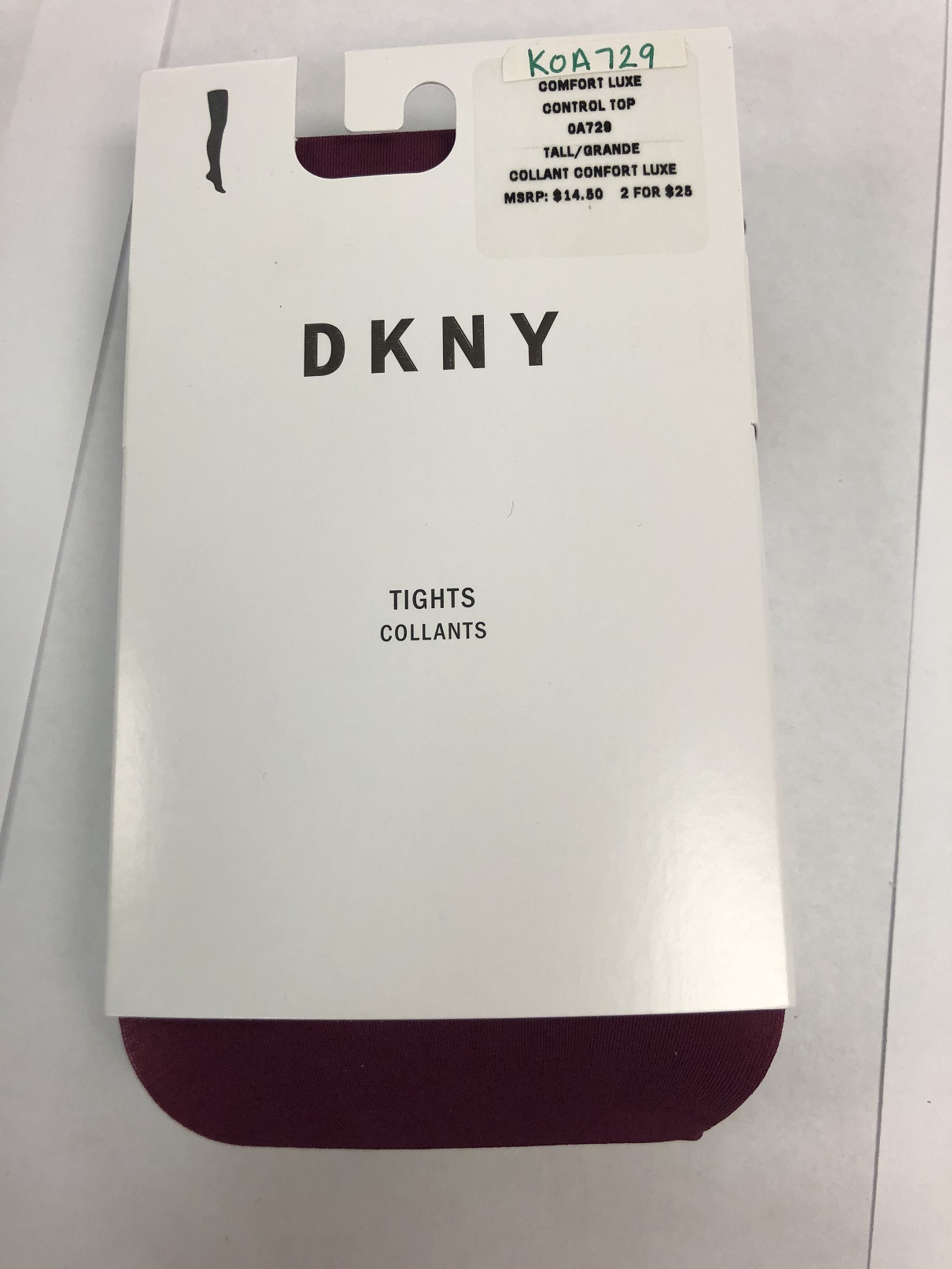 DKNY Comfort Luxe Control Top Tights C/O /1 women Hanes-C/O