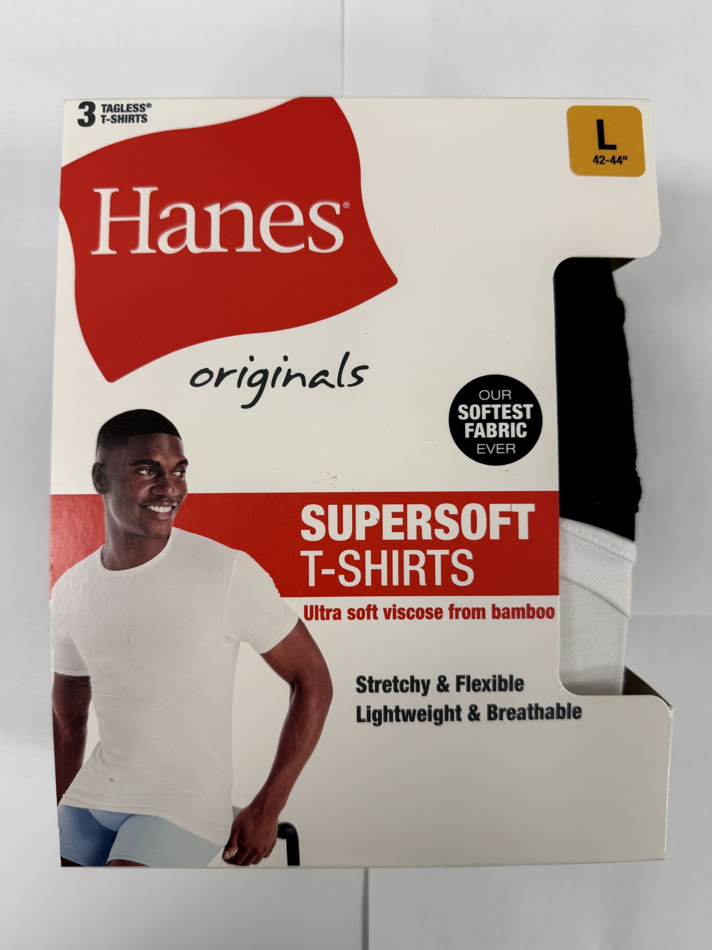 Hanes Originals Men’s Super Soft T-Shirt C/O /3PK men Hanes-C/O