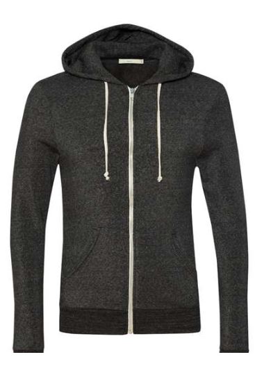 Alternative Rocky Eco-Fleece Zip Hoodie men Alternative